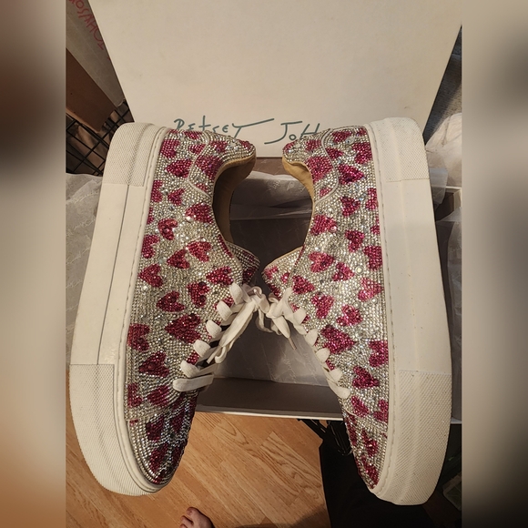 Betsey Johnson Rhinestone Shoes women's size 10 - Picture 5 of 10